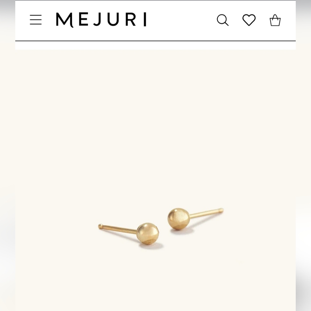Mejuri Sphere Studs Earrings
